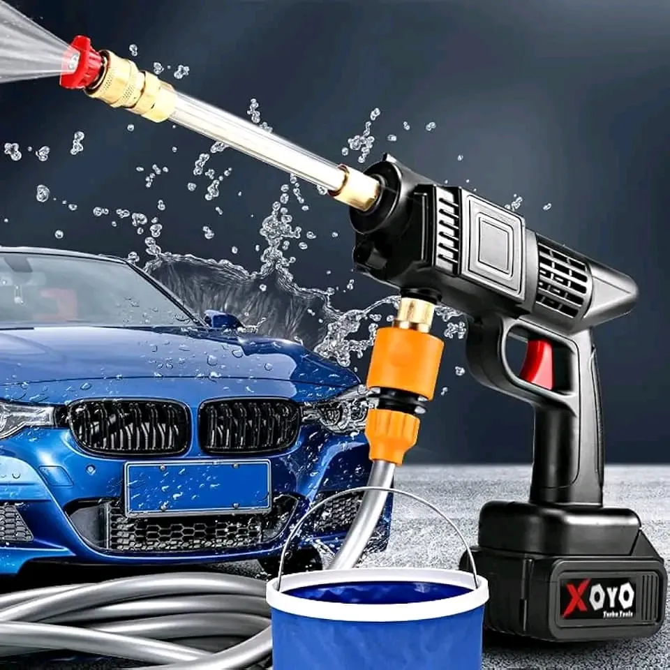 Lenvoshop QuickClean — Wireless High-Pressure Car Wash Water Gun